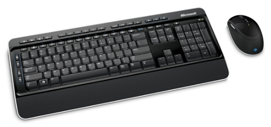 Picture of Microsoft Wireless Desktop PP3-00024 3050 Keyboard & Mouse Black