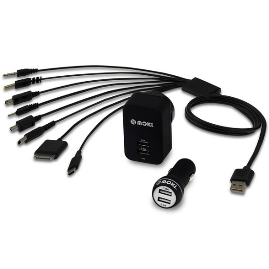Picture of Moki Multicharger Pack MUSB8, 8-in-1 USB (Each)